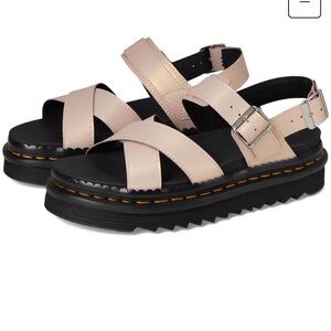 New Dr Marten Athena Leather Strap Sandals Voss II Size 7